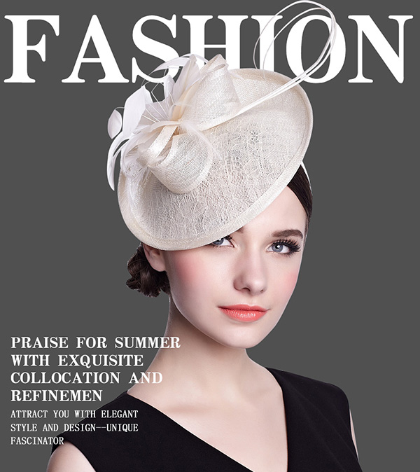 麻紗發(fā)飾，頭飾配件定制