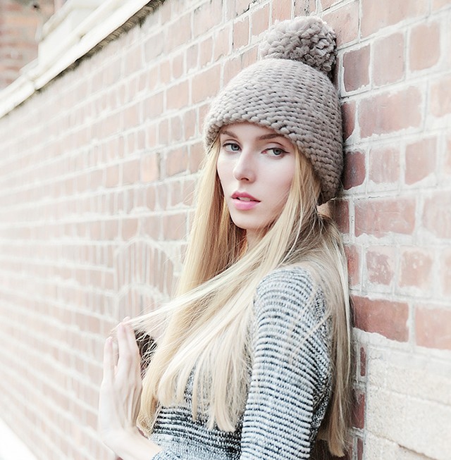 秋冬保暖又時髦，一頂針織帽就足夠！