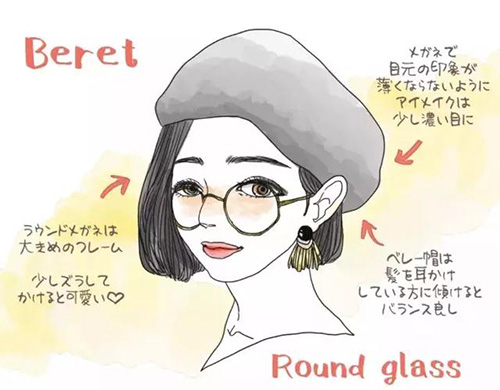 接地氣的小仙女一定要看看！冬天佩戴上帽子和眼鏡