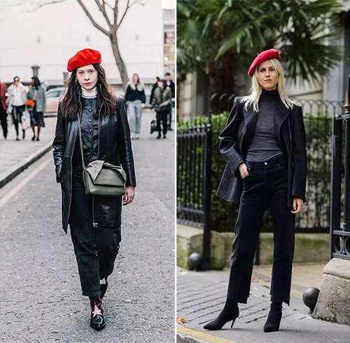 冬天穿大衣戴上這3款帽子，想不美都難！