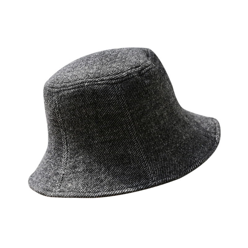 靈瓏 帽子女秋冬季漁夫帽女韓版潮日系時(shí)尚盆帽女保暖雙面布帽